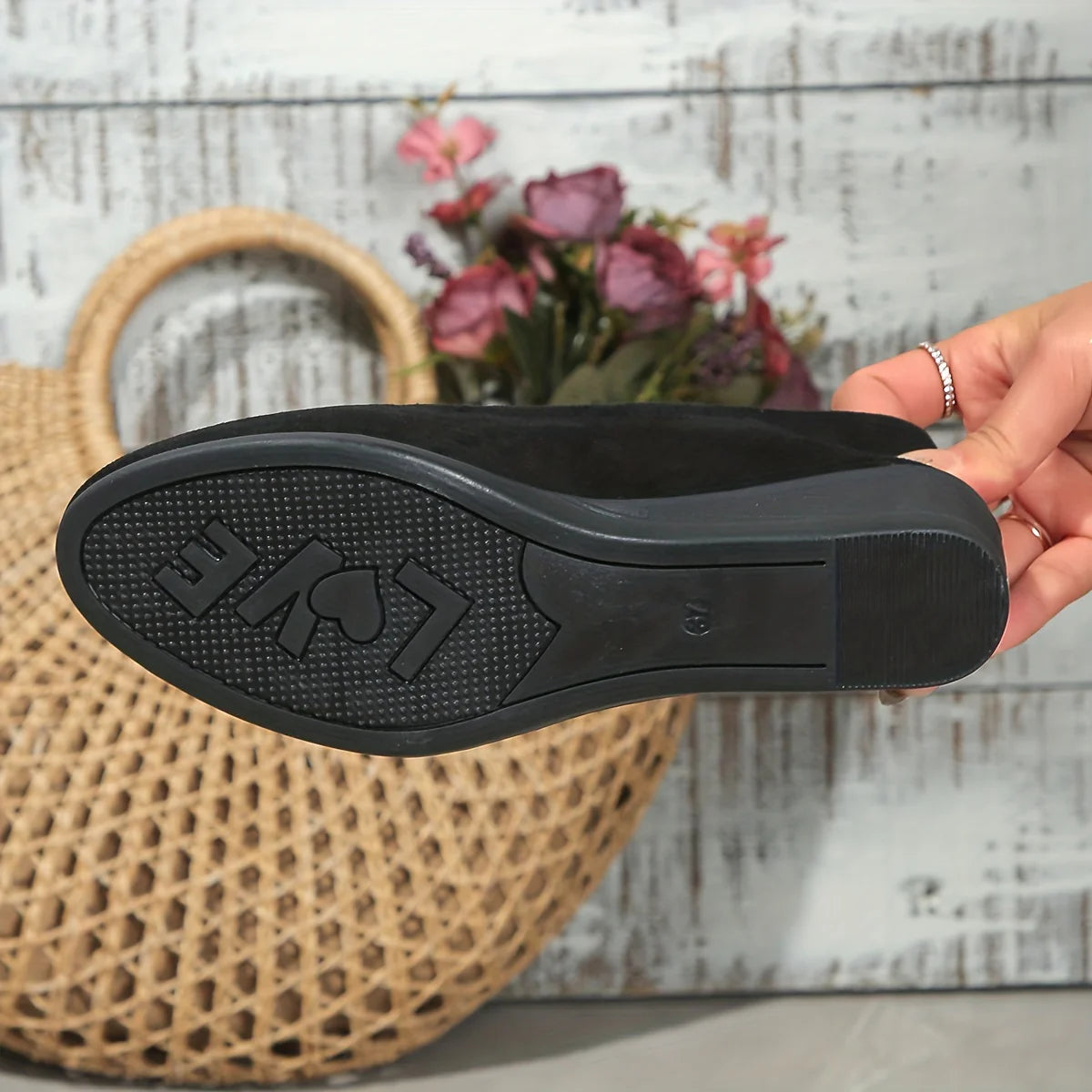 Daisy™ – Comfortable wedge-heel ballerinas