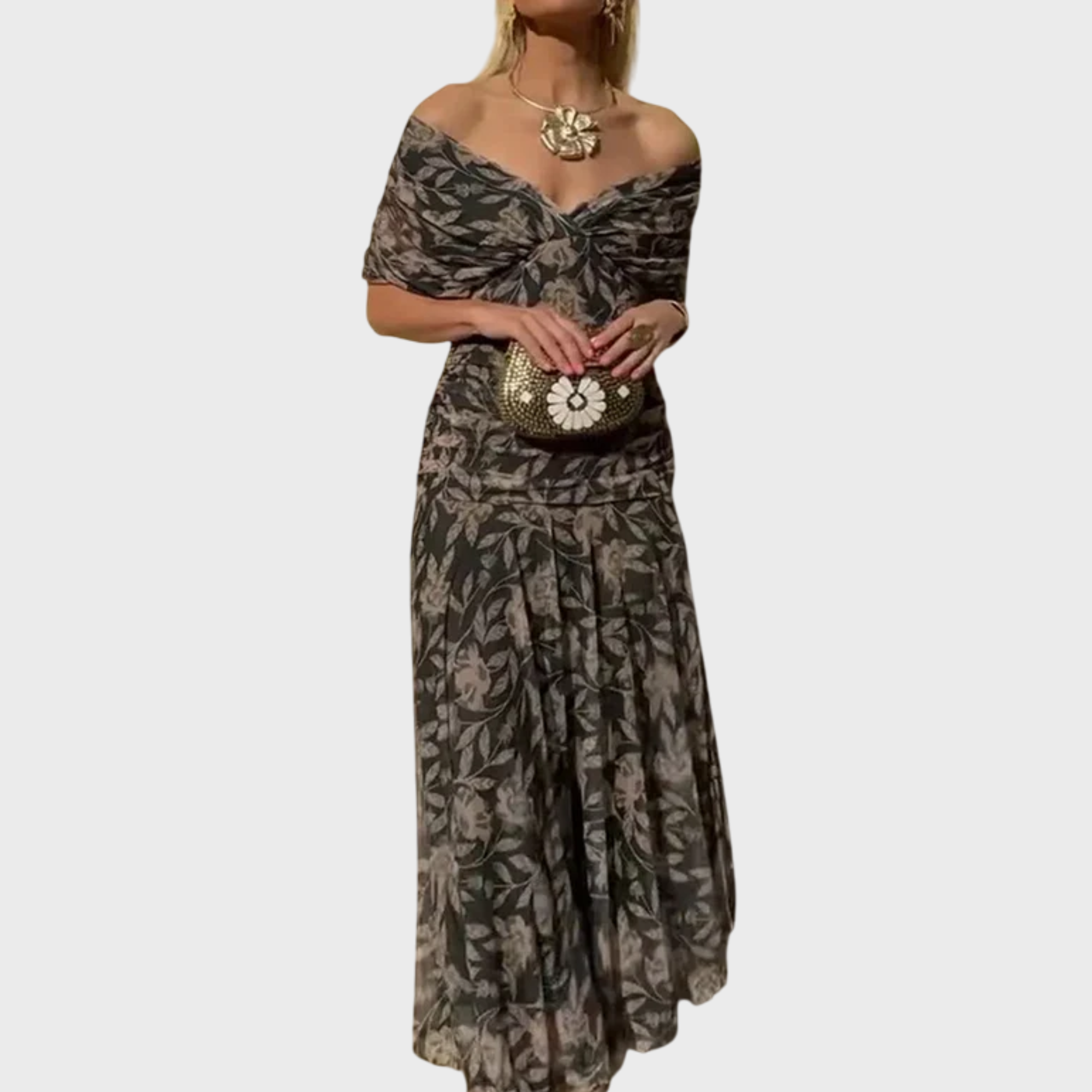 Isla | Elegant Dress With V-Neckline