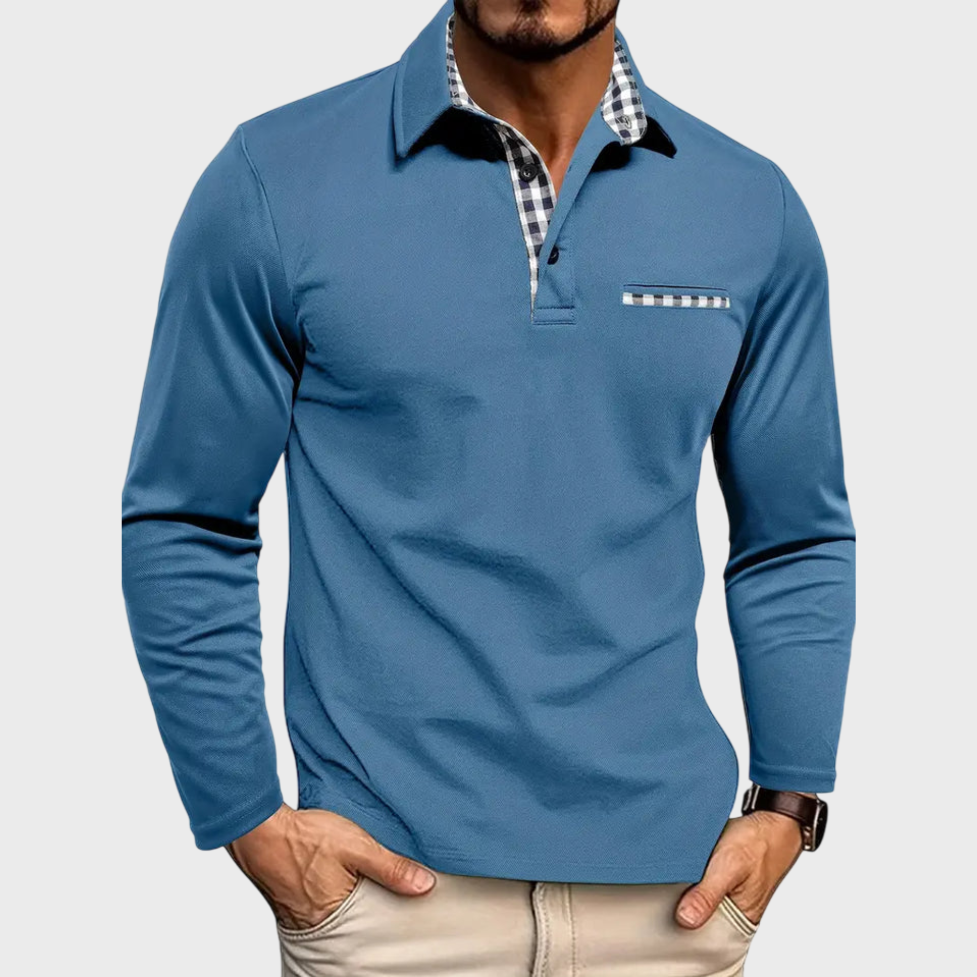 Blake | Long-Sleeve Polo Shirt