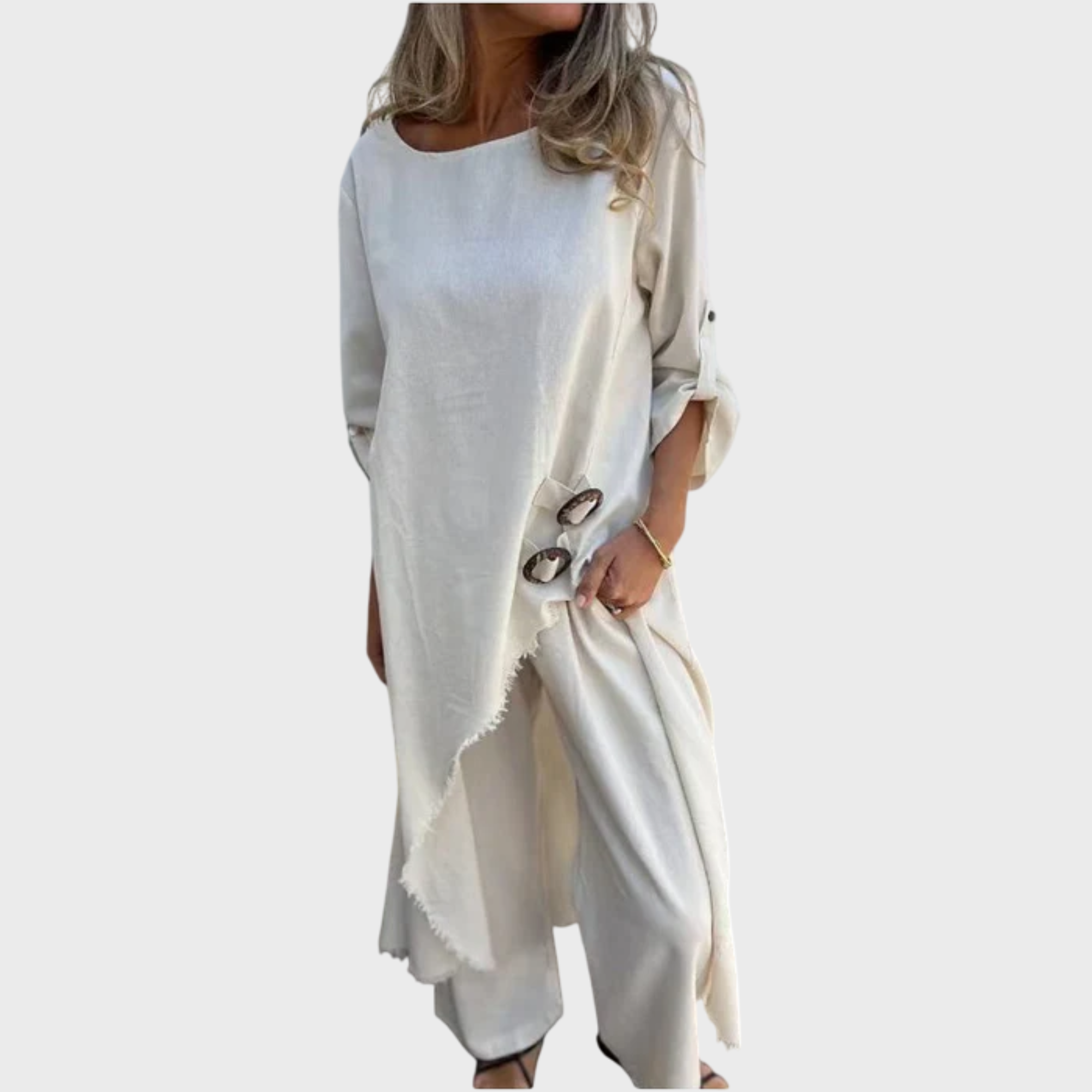 Chloe | Dress + Pants - Comfortable Two-Piece Set