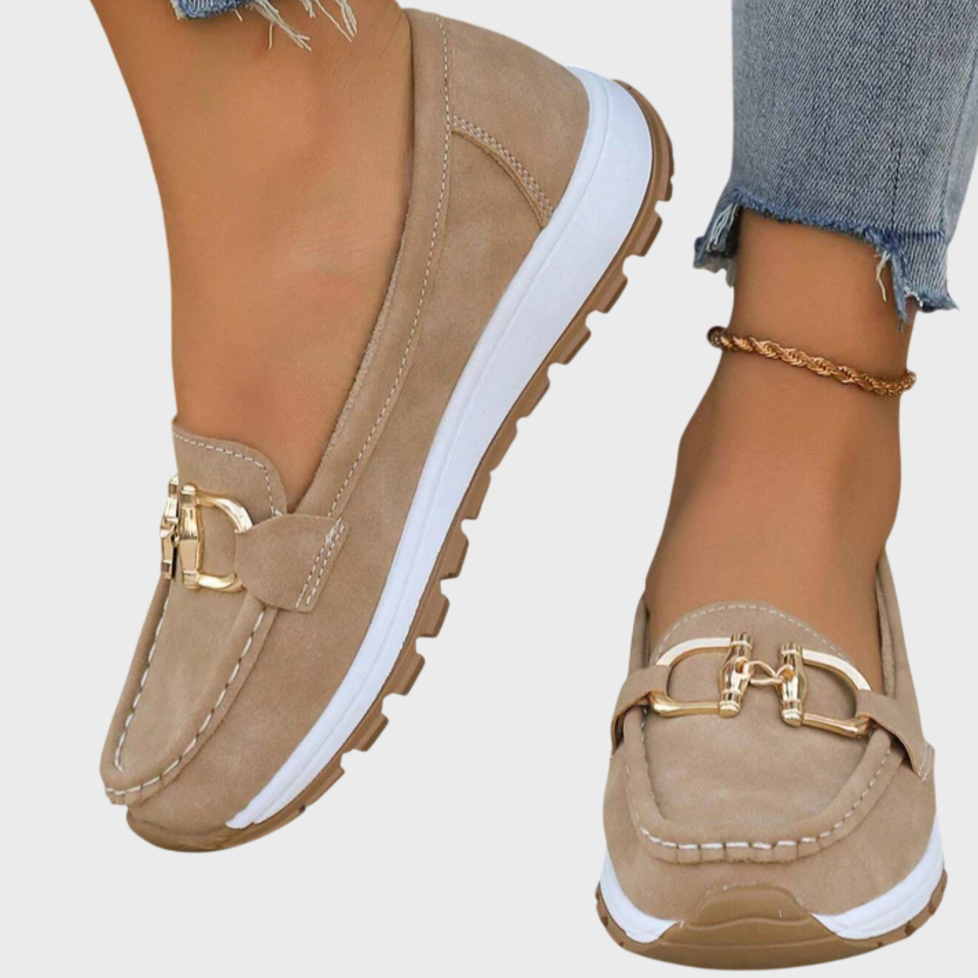 Ruby | Flat Buckle Loafers