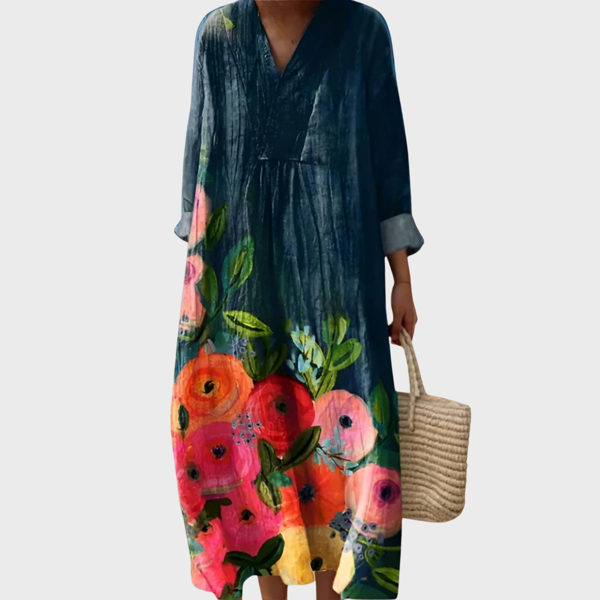 ADELAIDE | Earthy Maxi Dress