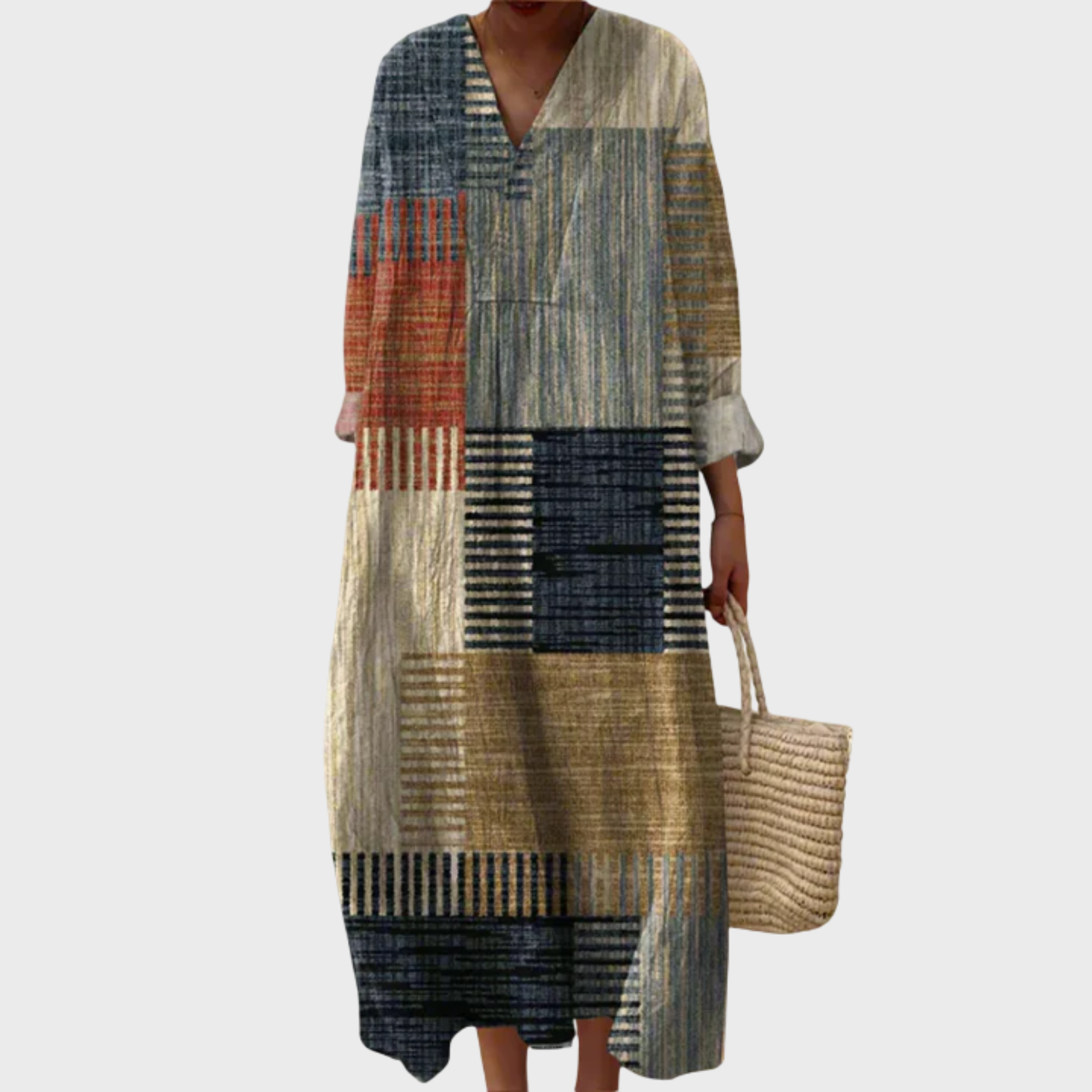 ADELAIDE | Earthy Maxi Dress