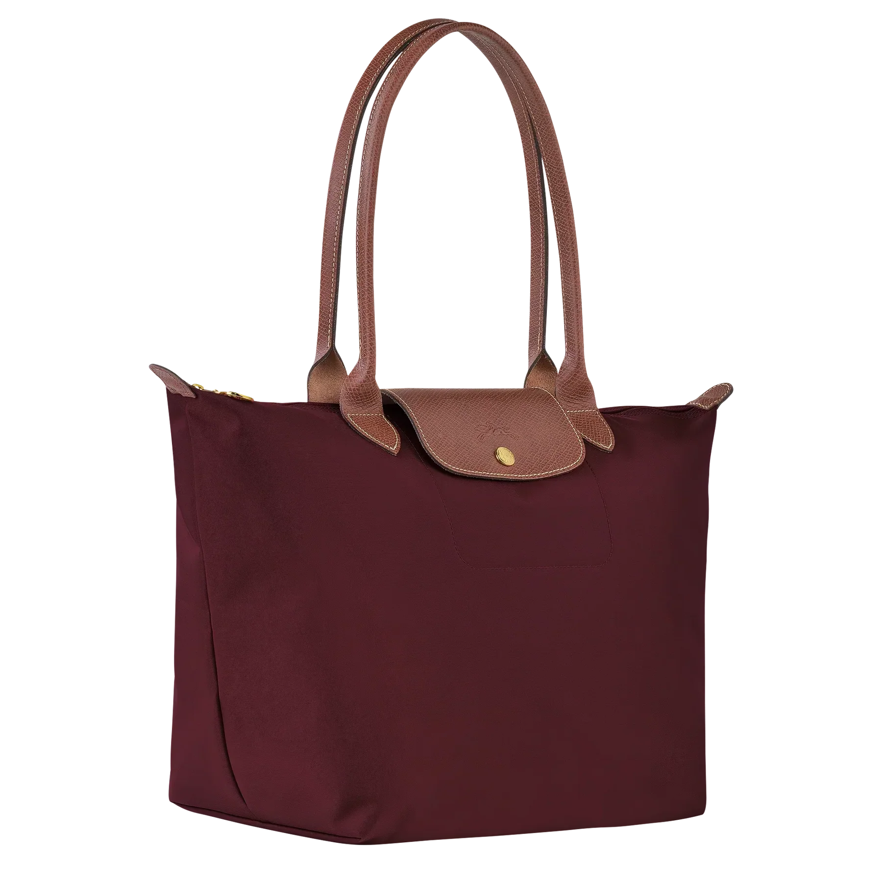 Sienna | Le Pliage Tote, Burgundy
