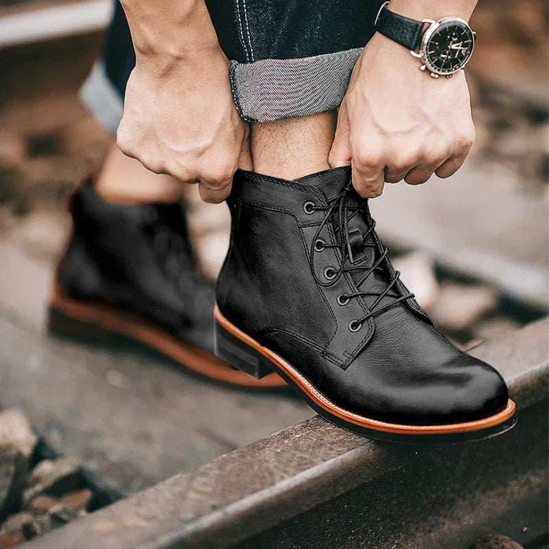 Fanum | Men’s Retro Round-Toe Boots