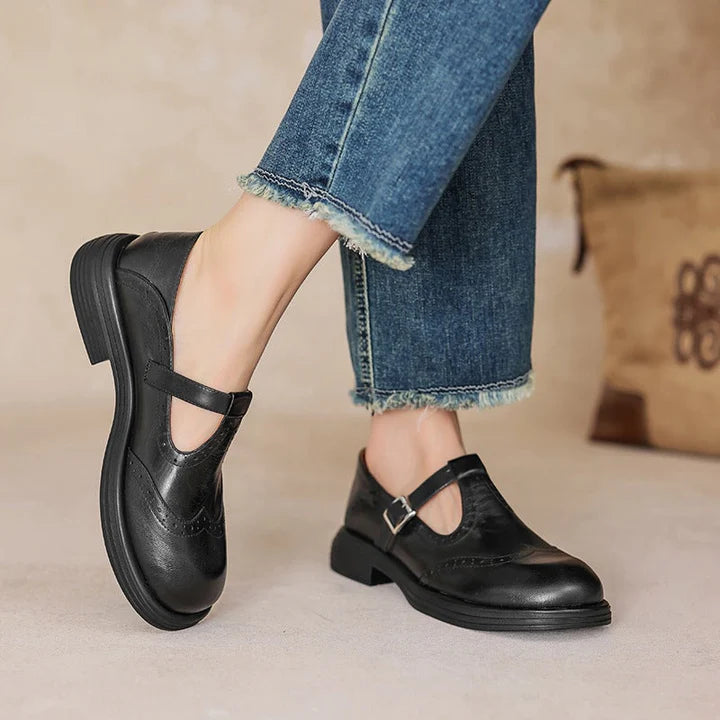 ANNA | Elegant Leather Mary Janes