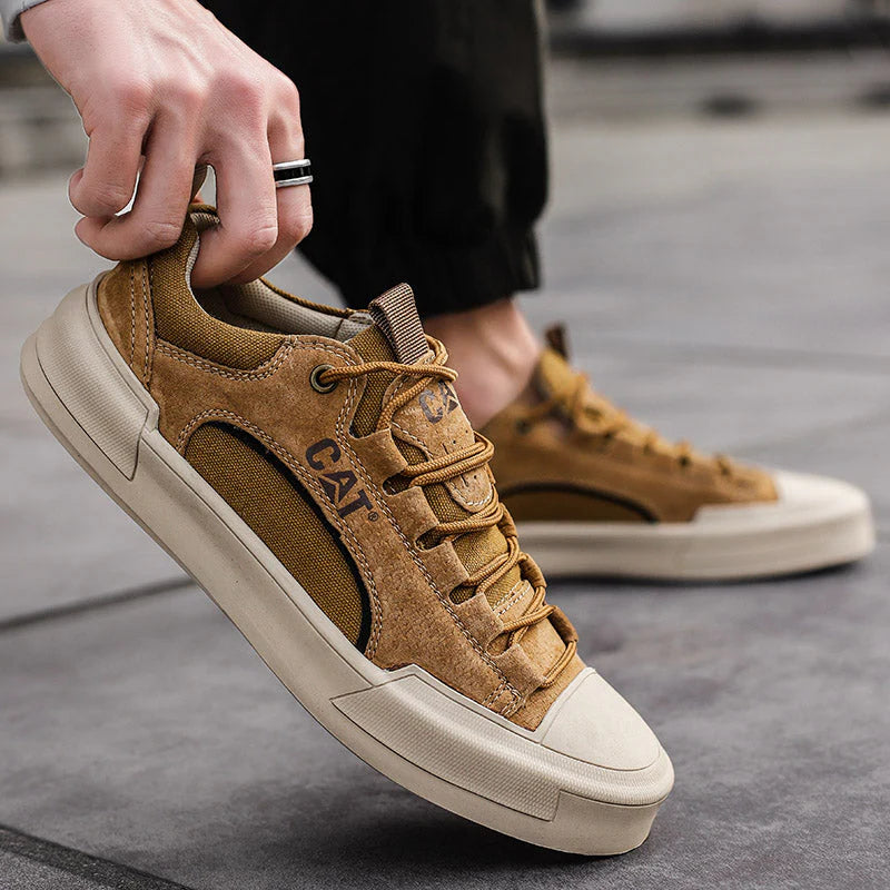 UrbanEdge Leather Sneakers