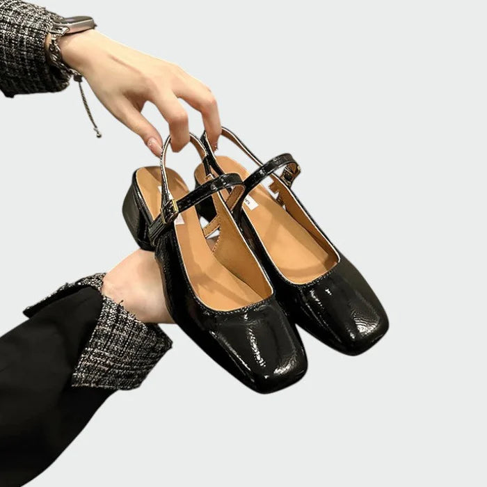 Olivia – Square-Toe Mary Jane Shoes