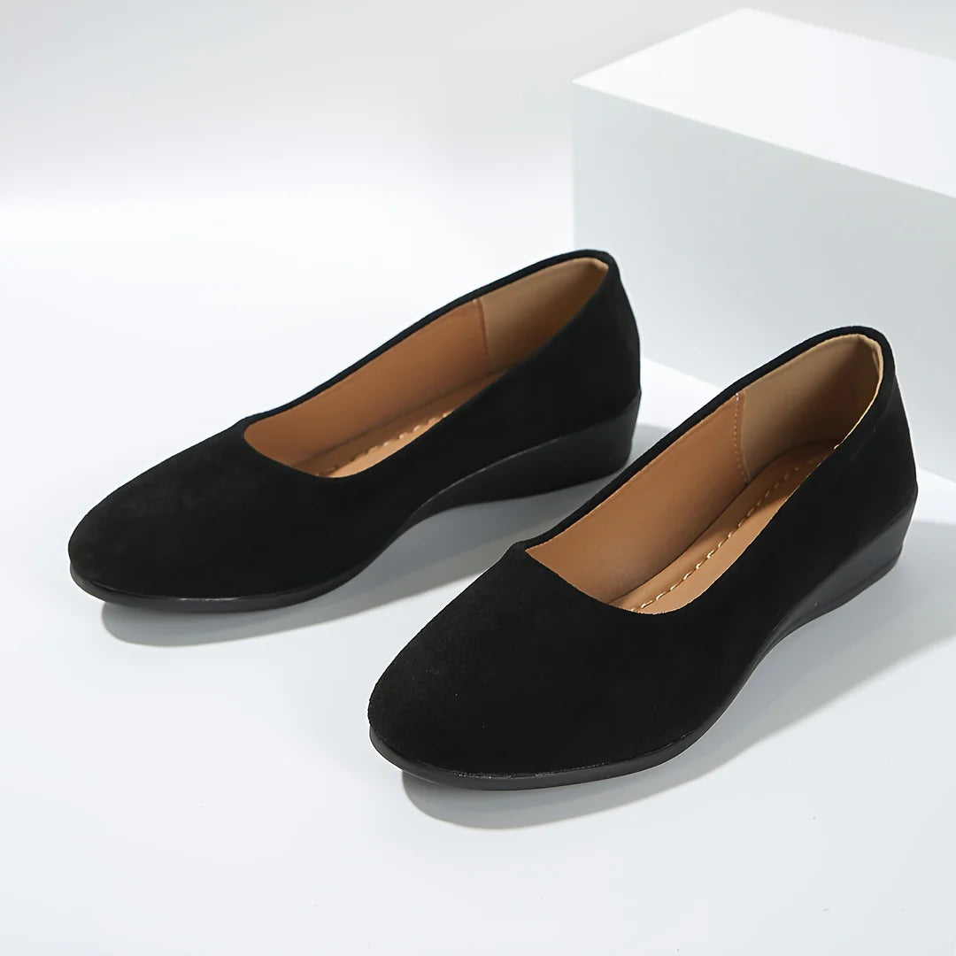 Daisy™ – Comfortable wedge-heel ballerinas
