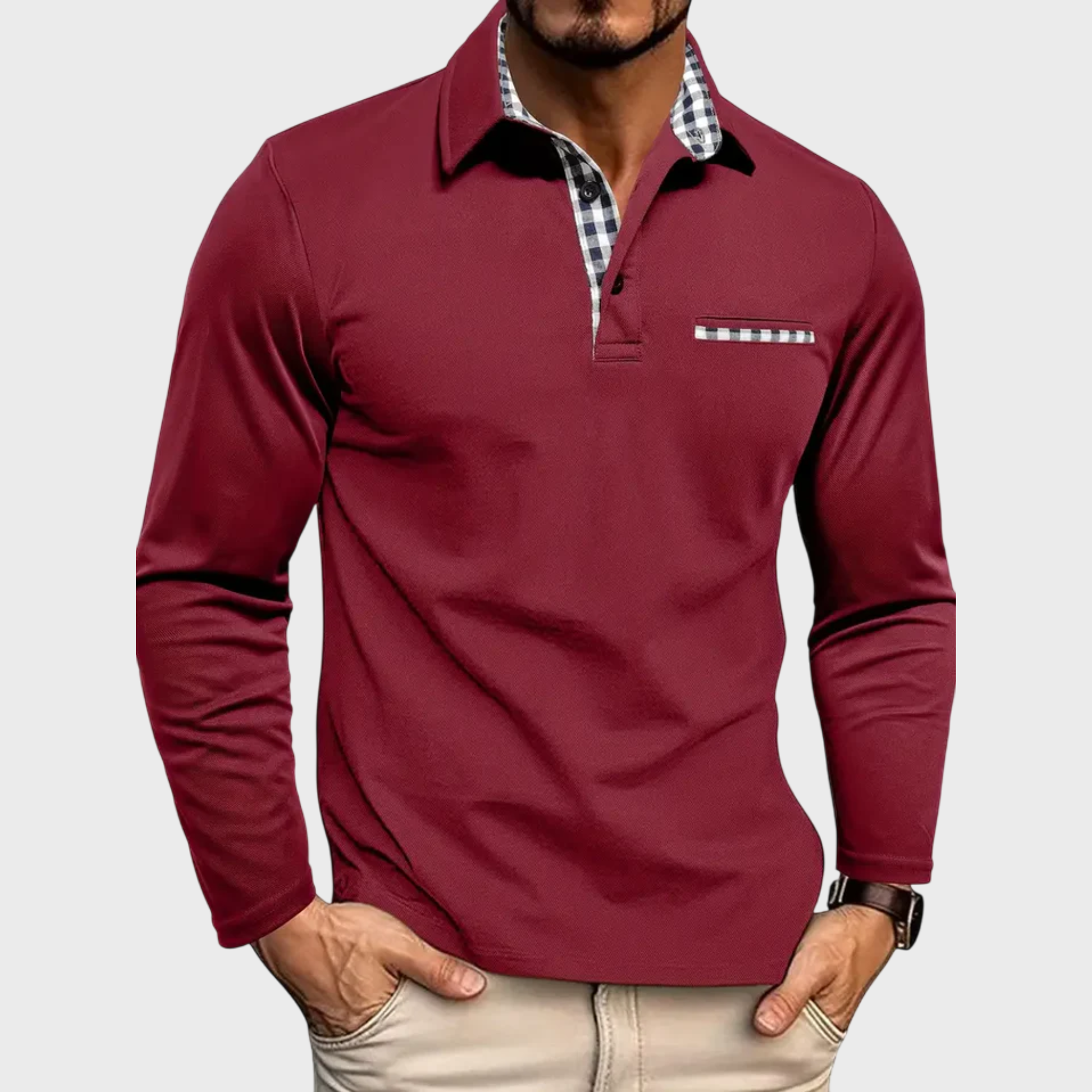 Blake | Long-Sleeve Polo Shirt