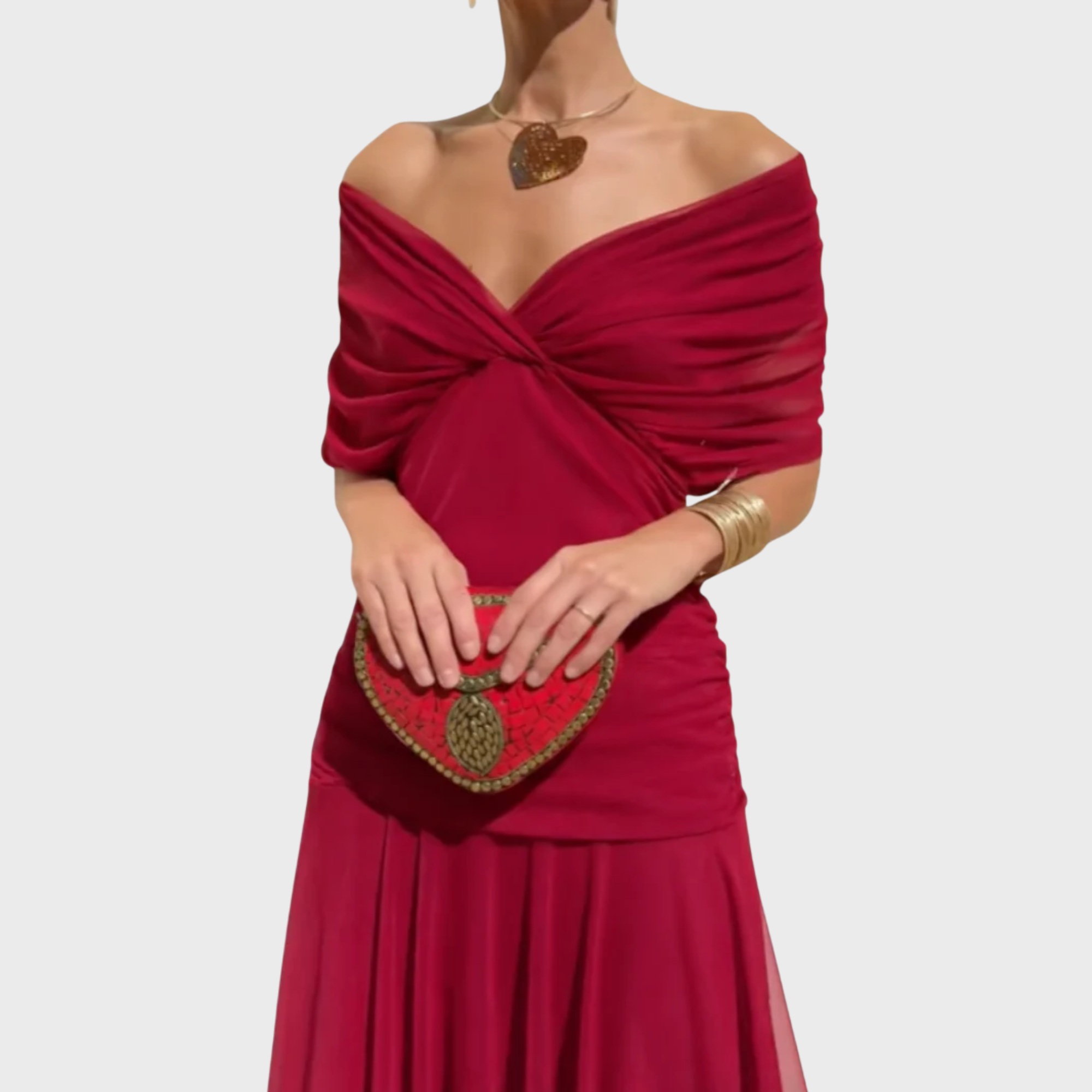 Isla | Elegant Dress With V-Neckline