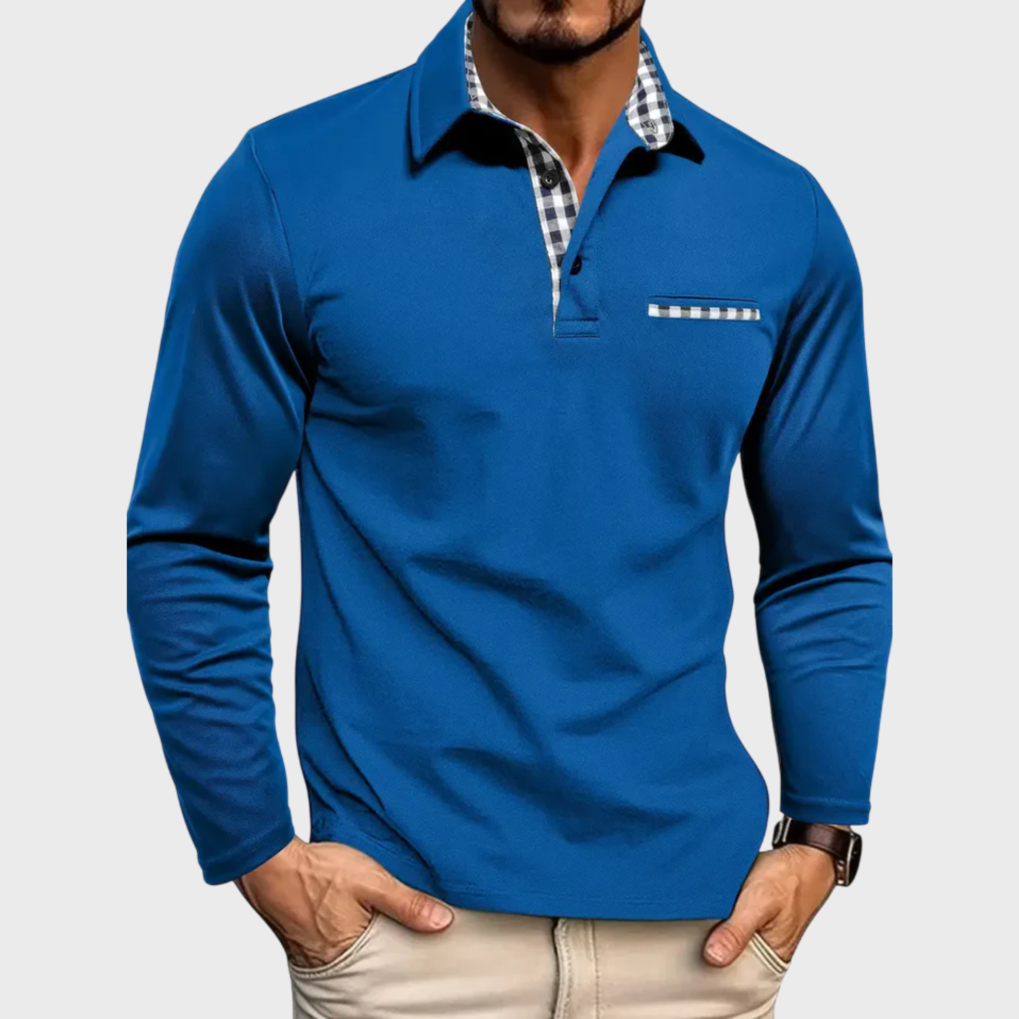 Blake | Long-Sleeve Polo Shirt