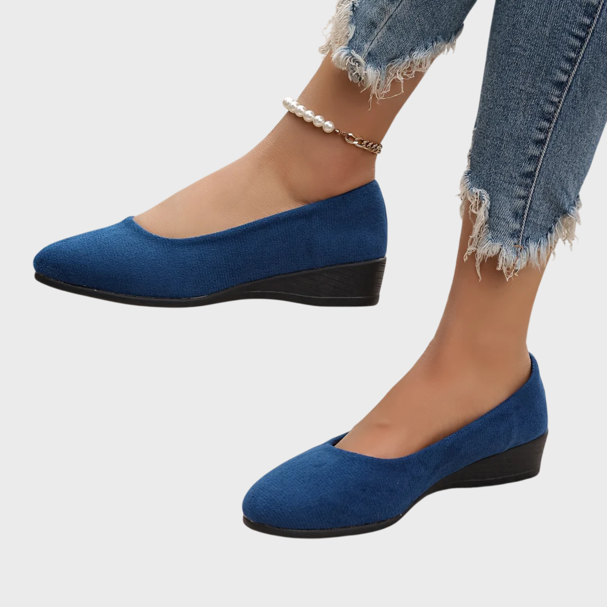 Daisy™ – Comfortable wedge-heel ballerinas