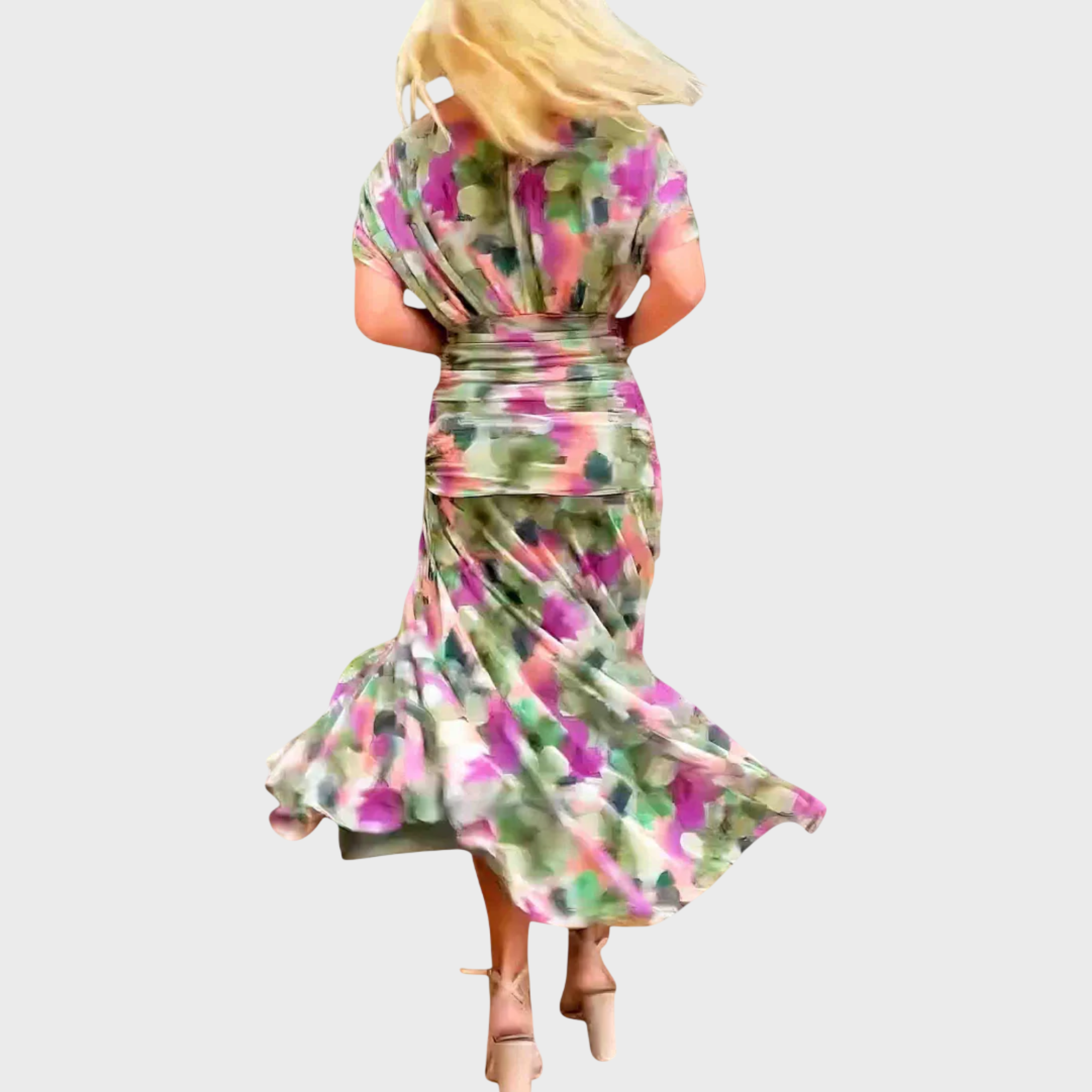 Isla | Elegant Dress With V-Neckline