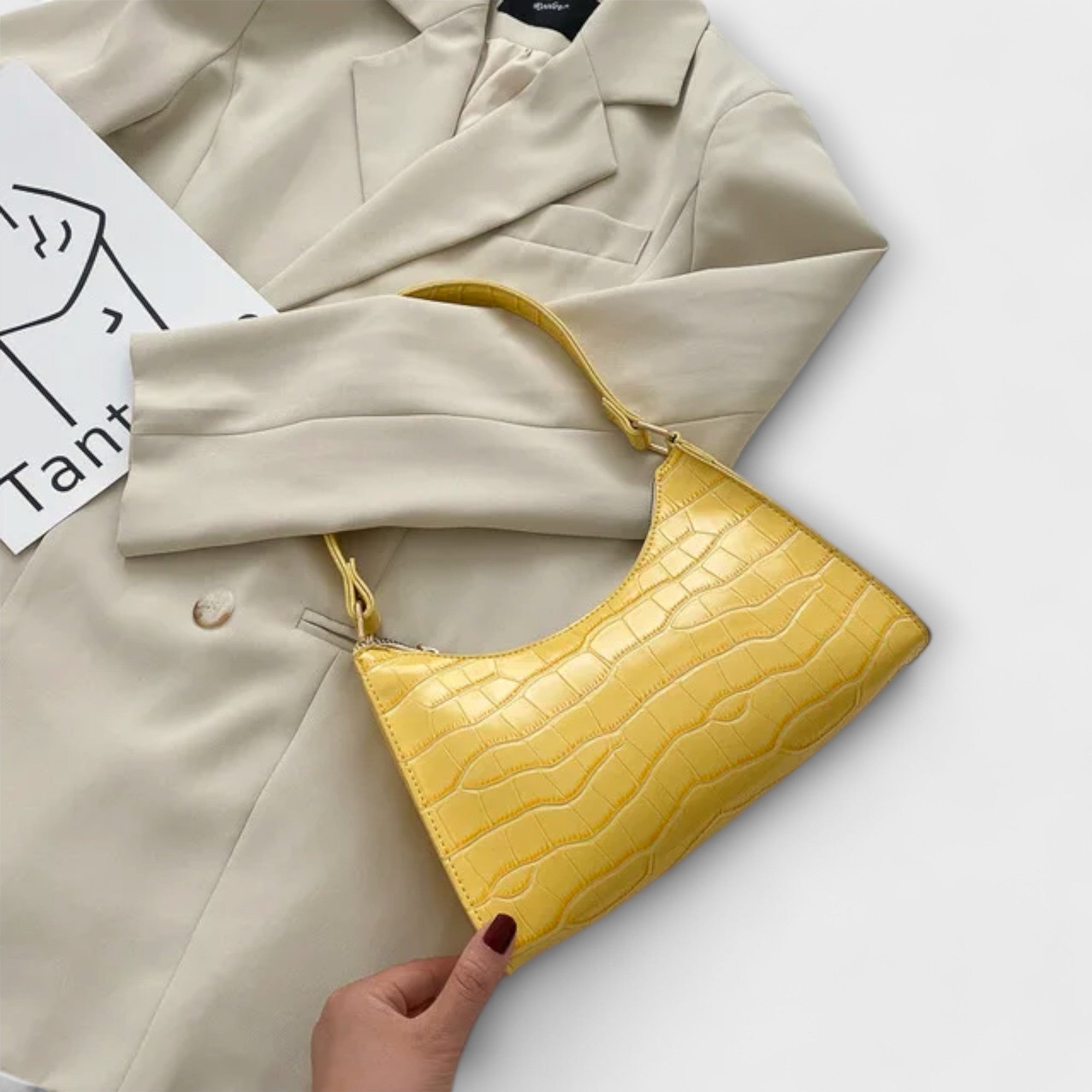 Claire - Shiny Leather Bag