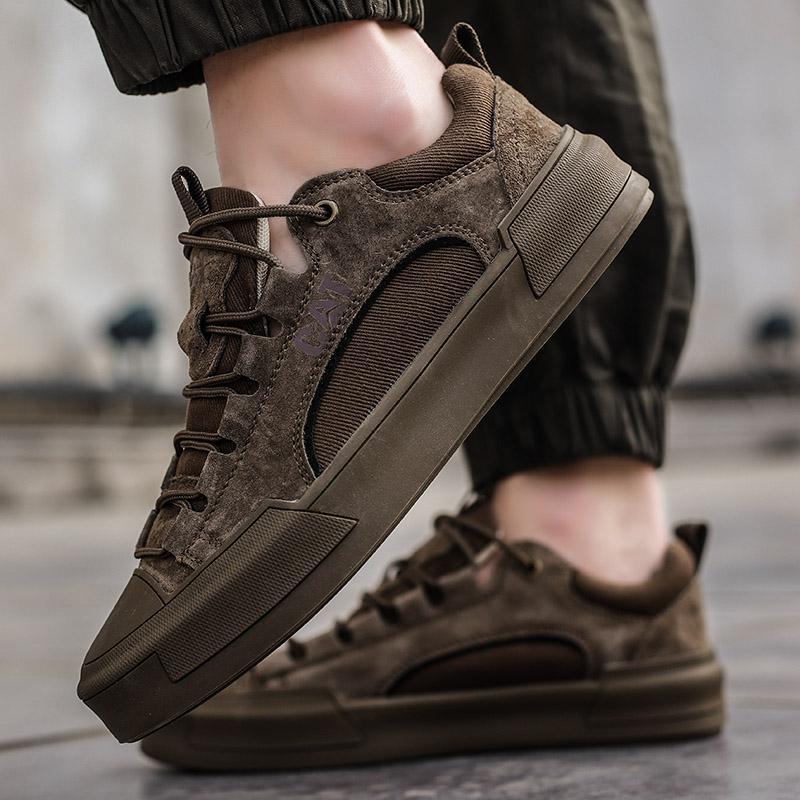 UrbanEdge Leather Sneakers