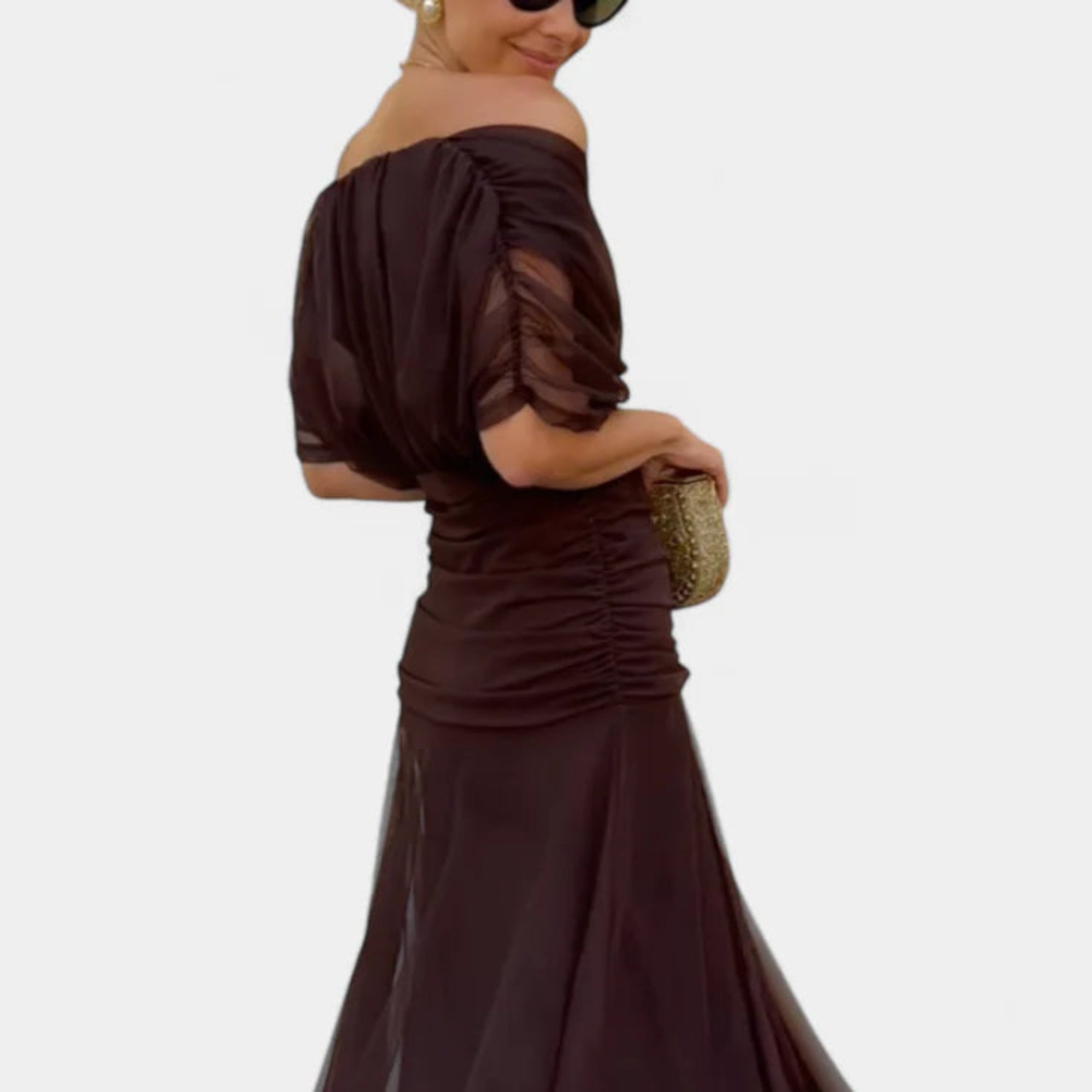 Isla | Elegant Dress With V-Neckline