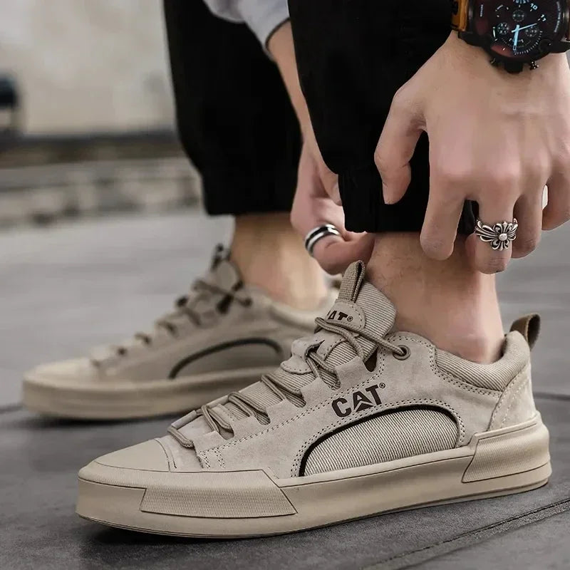 UrbanEdge Leather Sneakers
